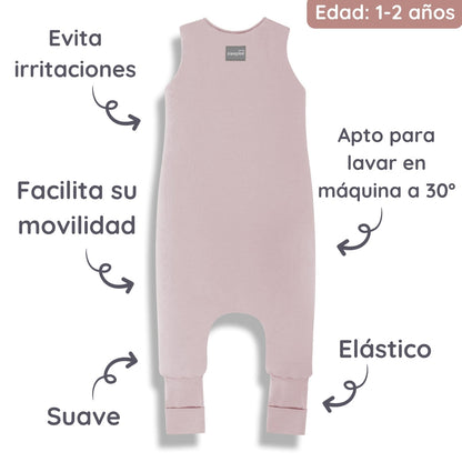 Sacos De Dormir Con Piernas T-s Jersey Algodón Rose