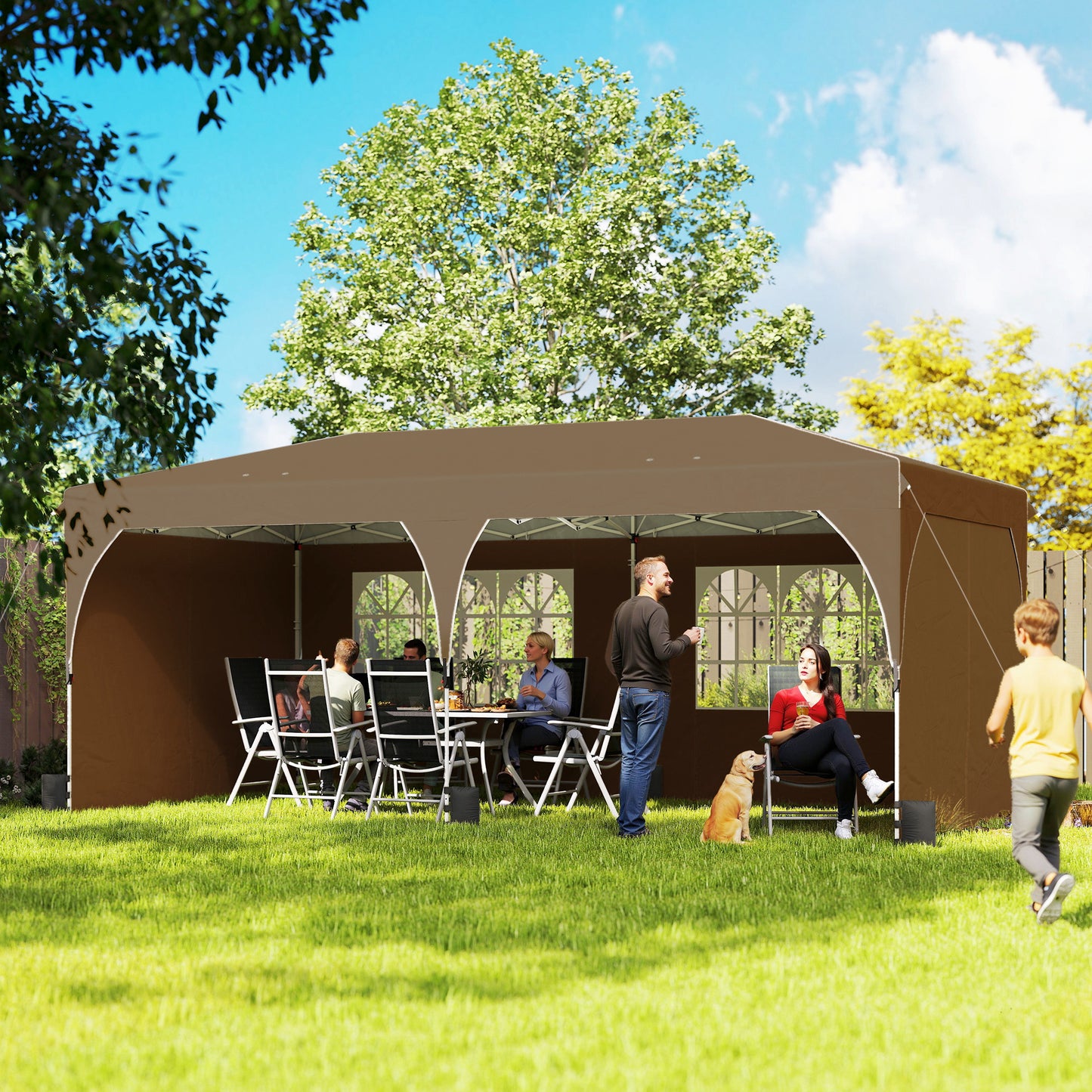 Outsunny Carpa Plegable 6x3 M_1