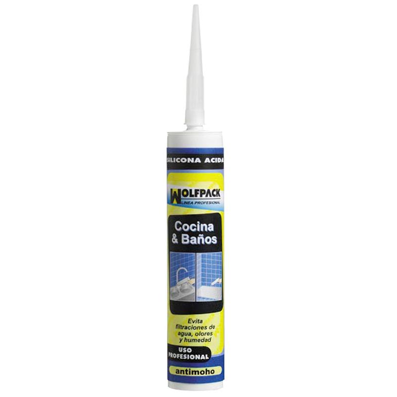 Silicona Acida Cocina/baño Transparente 280 Ml._0