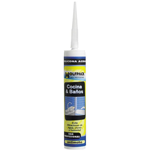 Silicona Acida Cocina/baño Transparente 280 Ml._0