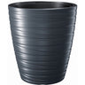 Maceta Con Deposito 32l Maze De Plastico En Color Antracita 37,5 (largo) X 37,5 (ancho) X 41,9 (alto) Cm