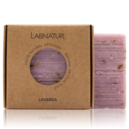Jabón Natural Artesano de Lavanda Labnatur 100 g | Hidrata y Suaviza | Vegano_0
