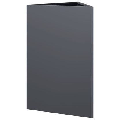 Jardinera Triangular Acero Gris Antracita 50x43x75 Cm_5