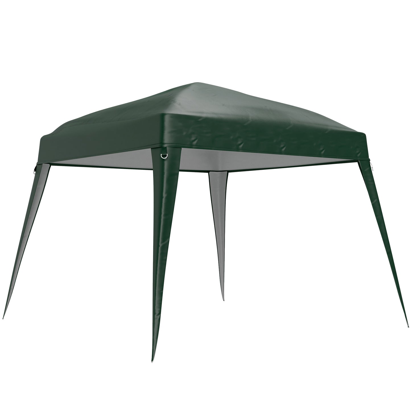 Outsunny Toldo De Recambio Para Carpa Plegable 2,4x2,4m Protección Upf 50+ Verde_0