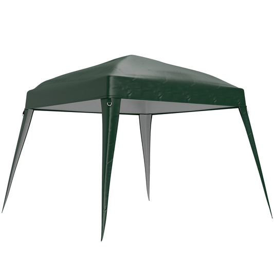 Outsunny Toldo De Recambio Para Carpa Plegable 2,4x2,4m Protección Upf 50+ Verde_0