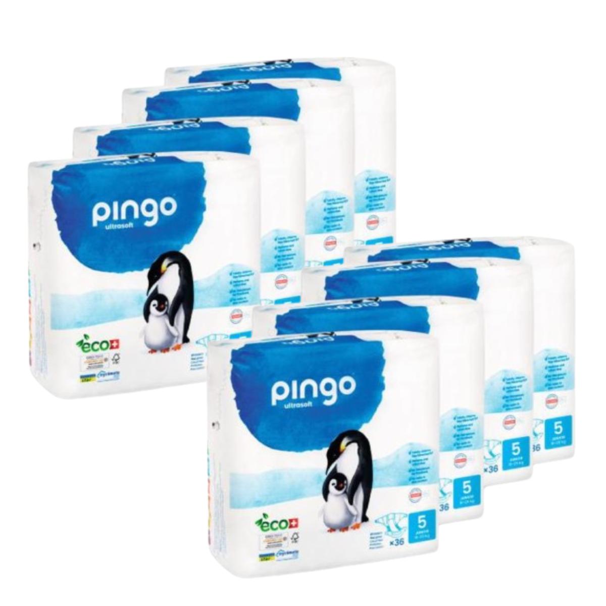 Pack Ahorro Pañales T5 (12-25kg) Pingo 288 Uds