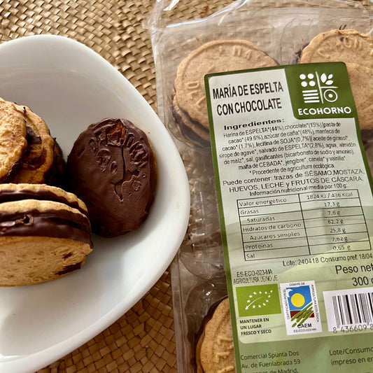 Galletas María ecológicas de espelta con chocolate_0