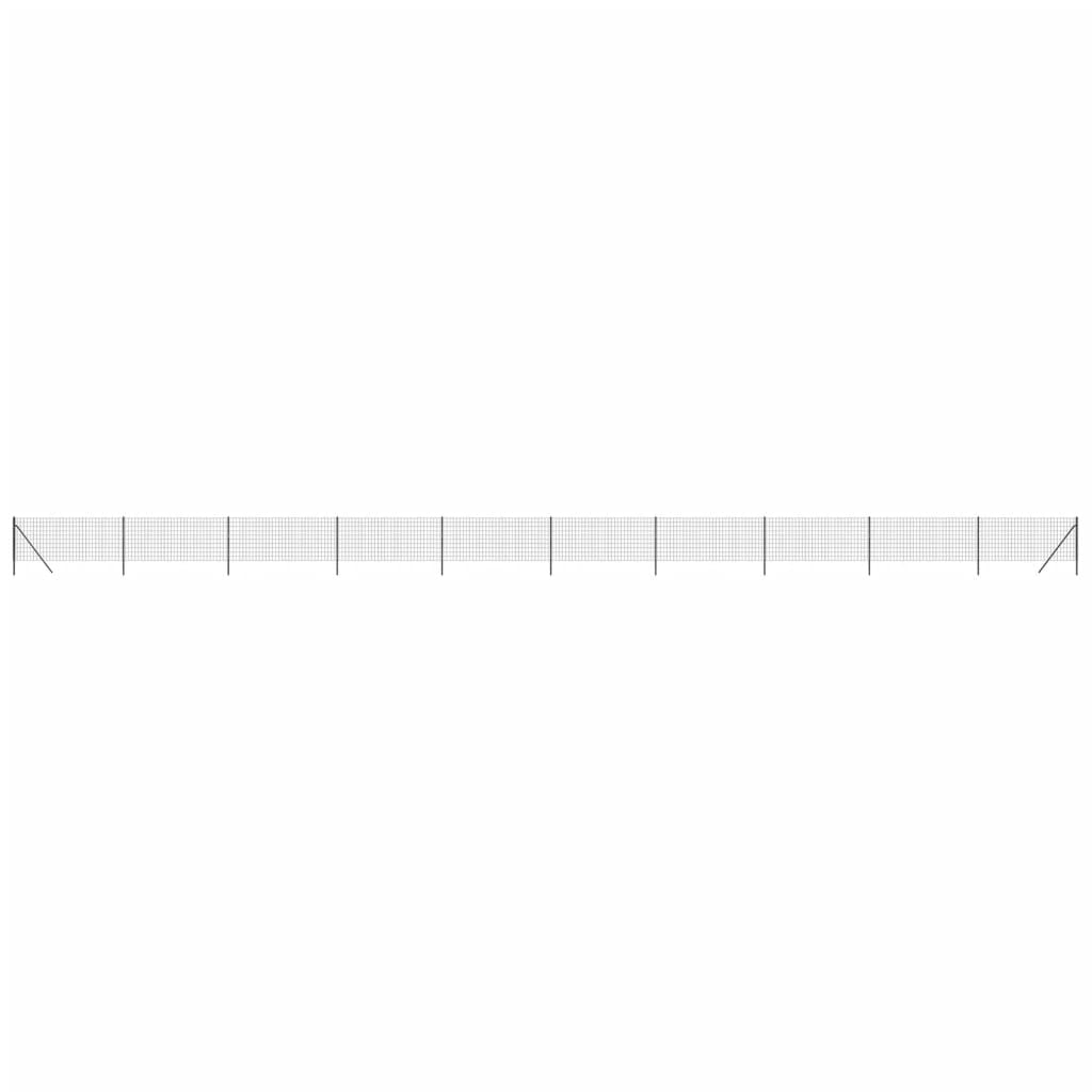 Cerca De Alambre De Acero Galvanizado Gris Antracita 0,8x25 M / Vetonek_0