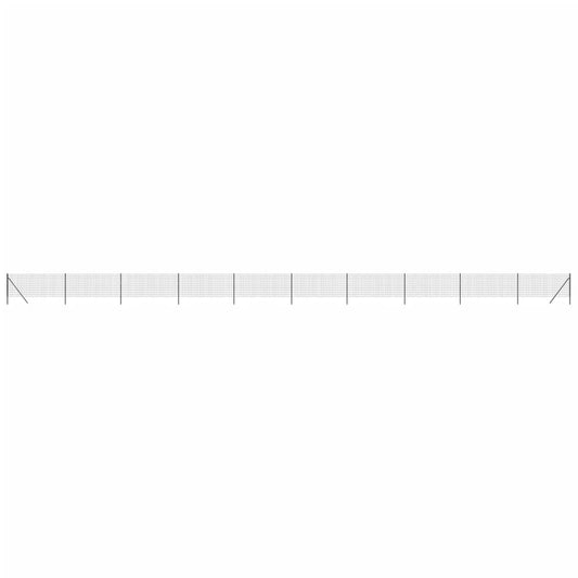 Cerca De Alambre De Acero Galvanizado Gris Antracita 0,8x25 M / Vetonek_0