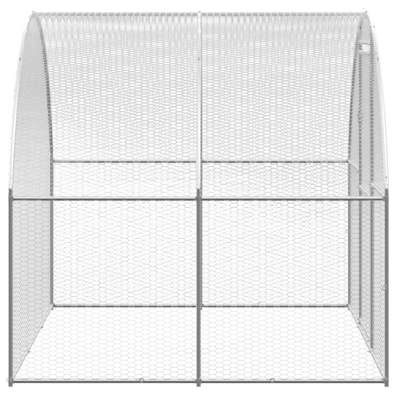 Vidaxl Gallinero De Exterior De Acero Galvanizado 3x4x2 M_5