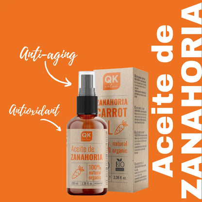 QKnatur - Aceite De Zanahoria 100 Ml - 100% Puro - Bronceador Natural - Hidrata Y Rejuvenece La Piel - Repara Cabello_3