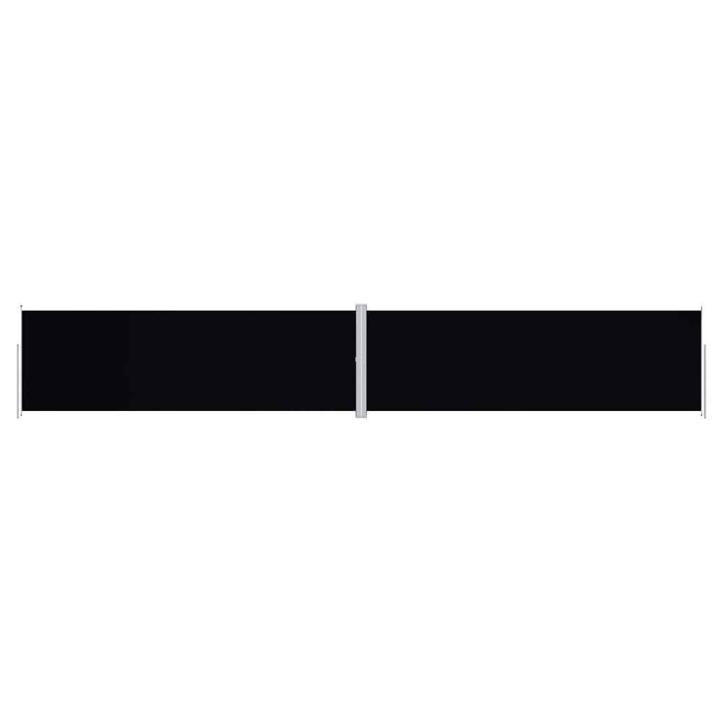 Vidaxl Toldo Lateral Retráctil Negro 200x1200 Cm_0