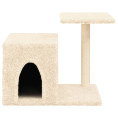Vidaxl Rascador Para Gatos Con Postes De Sisal Color Crema 50,5 Cm_3