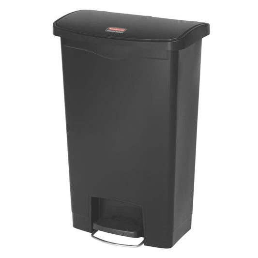 Rubbermaid Cubo De Basura De Pedal Slim Jim 50 Litros Negro_0