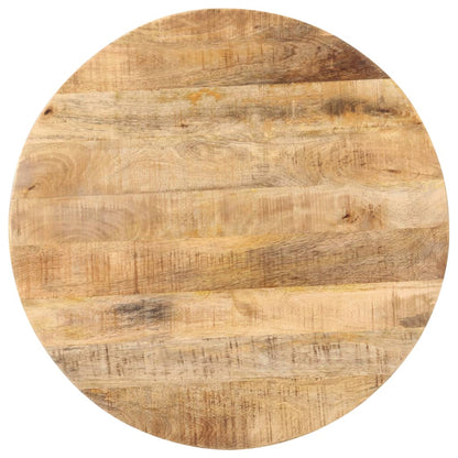 Mesa De Bistró Redonda Madera De Mango Rugosa Ø70x75 Cm_1