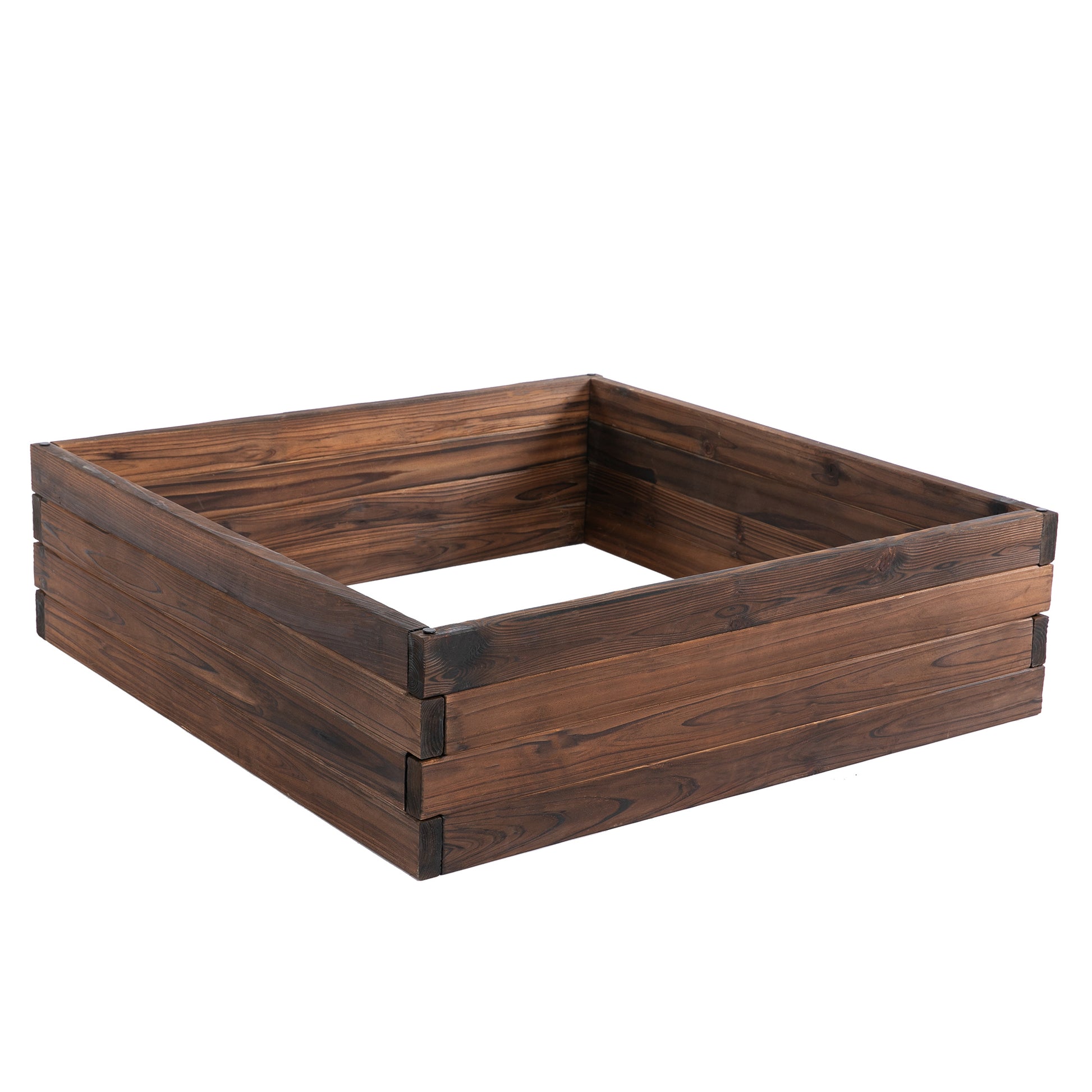 Outsunny Jardinera De Madera Jardín Maciza Para Cultivo De Flores Plantas_3