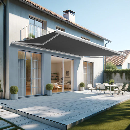 Toldo Cofre Altea 6,00x3,50 M (manual - Blanco - Gris)_0