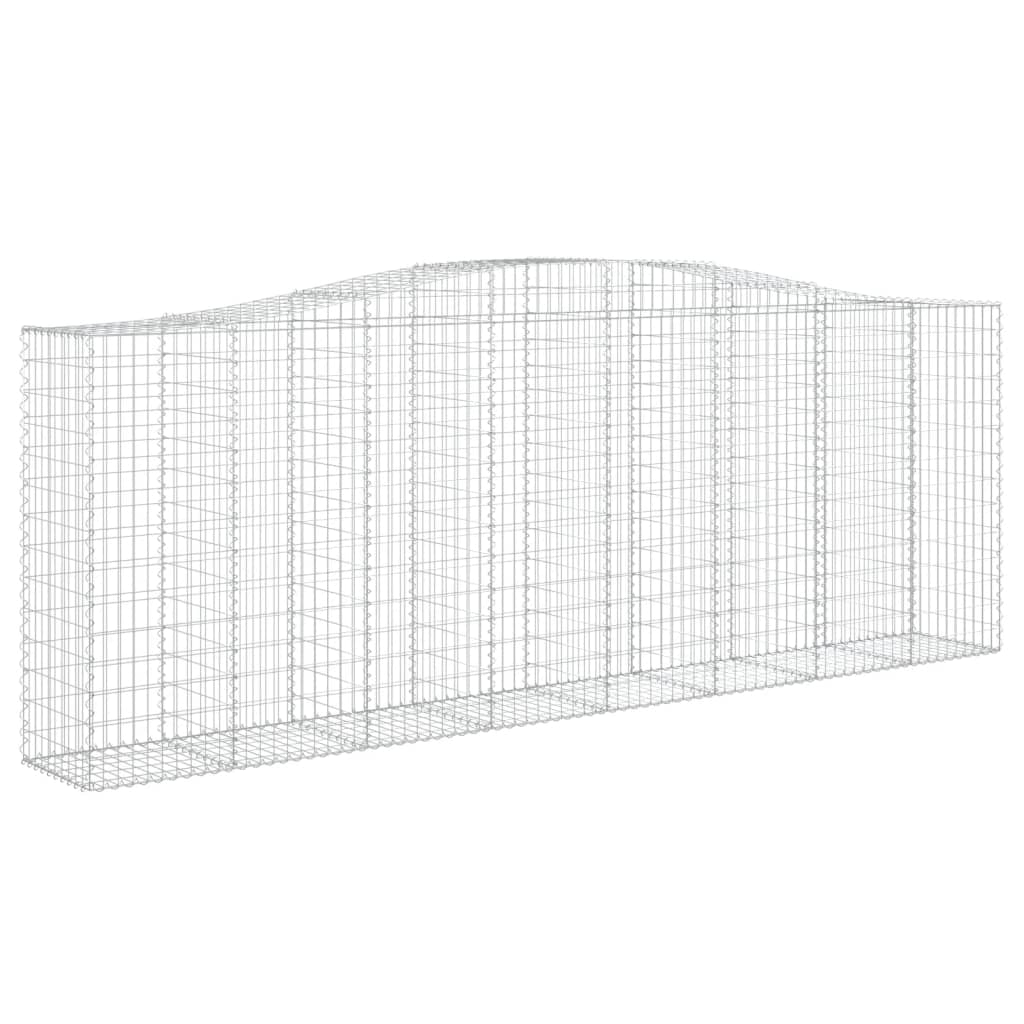 Cestas Gaviones 6 Uds Forma De Arco Hierro 400x50x140/160 Cm_2