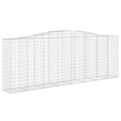 Cestas Gaviones 6 Uds Forma De Arco Hierro 400x50x140/160 Cm_2