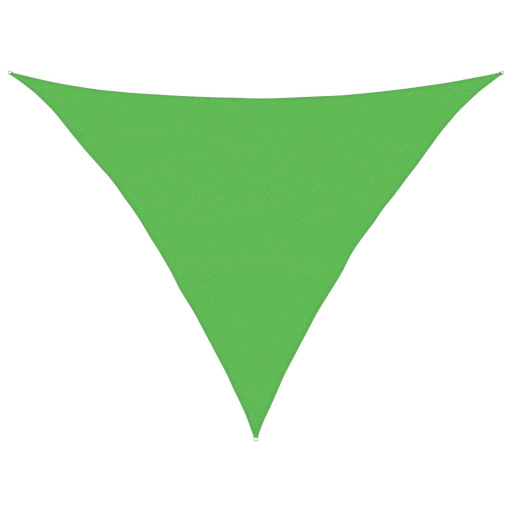 Vidaxl Toldo De Vela Hdpe Verde Claro 160 G/m² 5x5x6 M_0
