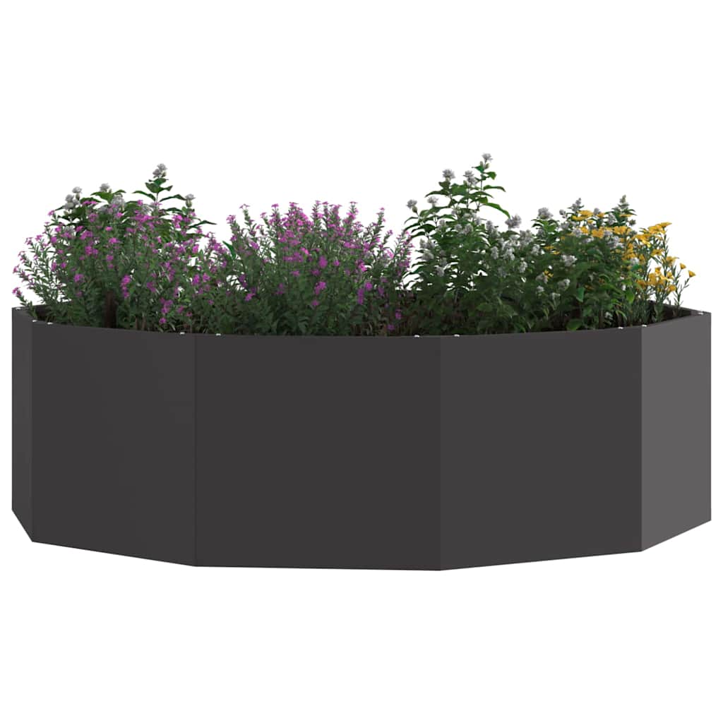 Jardinera Negro 120 X 120 X 35 Cm Acero_2