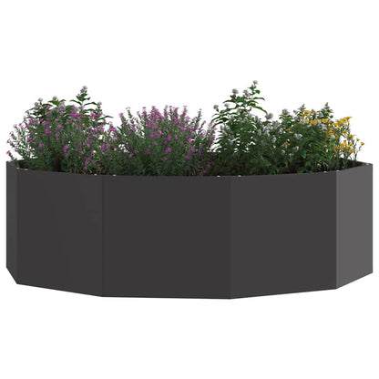 Jardinera Negro 120 X 120 X 35 Cm Acero_2