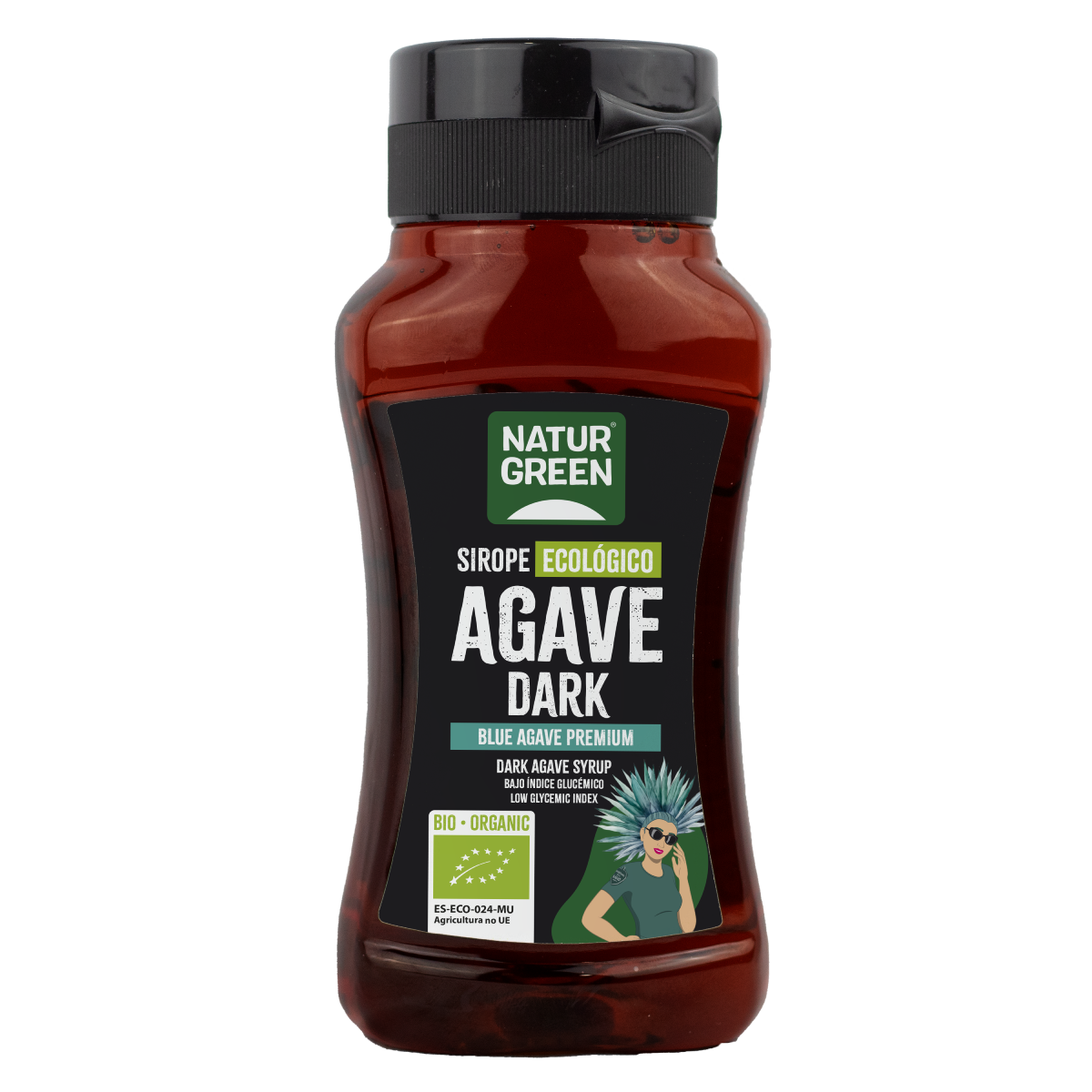 Sirope de Ágave Dark Naturgreen 258 ml / 350 g