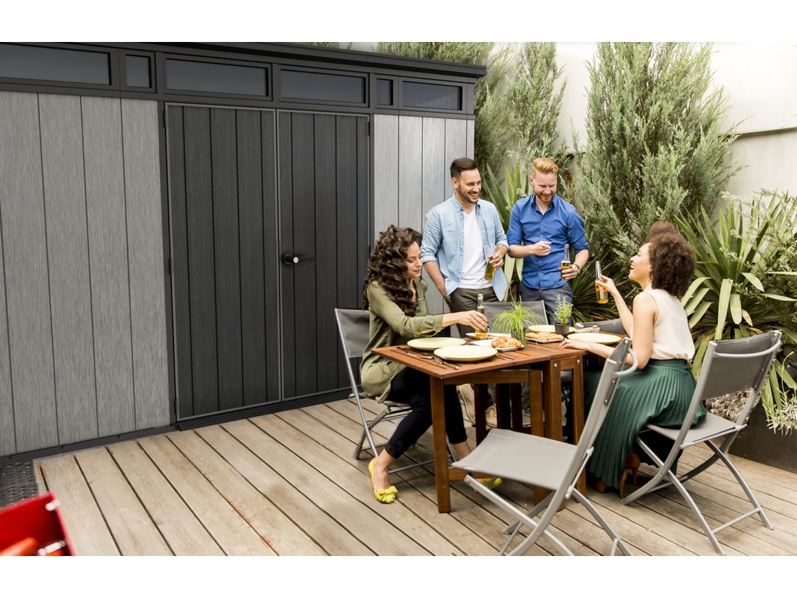 Caseta De Exterior Artisan 11x7 De Keter. 340x218x226 Cm- Gris_4