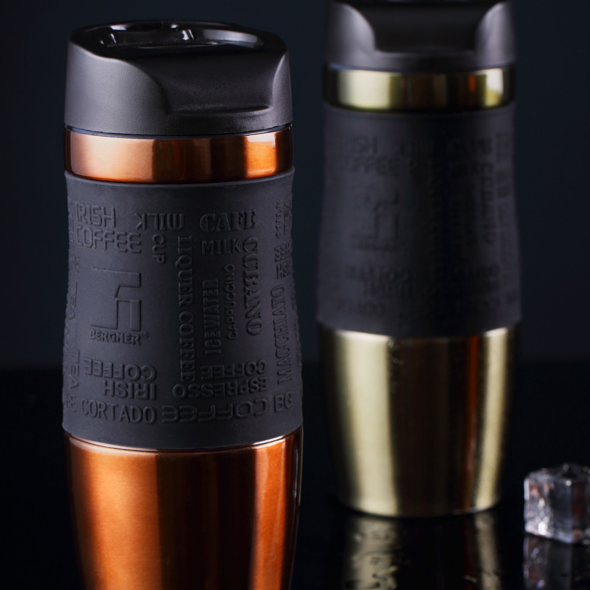 Termo Mug 400ml Acero Inoxidable Orange Neon Classic_5