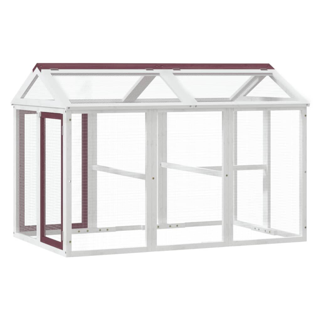 Vidaxl Corral De Madera Maciza Pino Color Moca 141x94x104 Cm_0