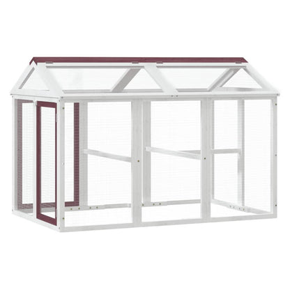 Vidaxl Corral De Madera Maciza Pino Color Moca 141x94x104 Cm_0