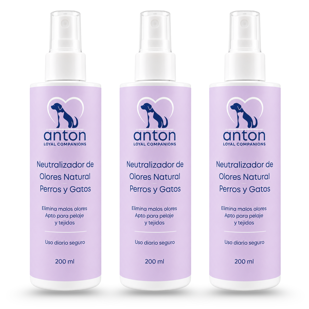 Spray natural neutralizador de olores para perros y gatos – Pack 3 x 200 ml_0