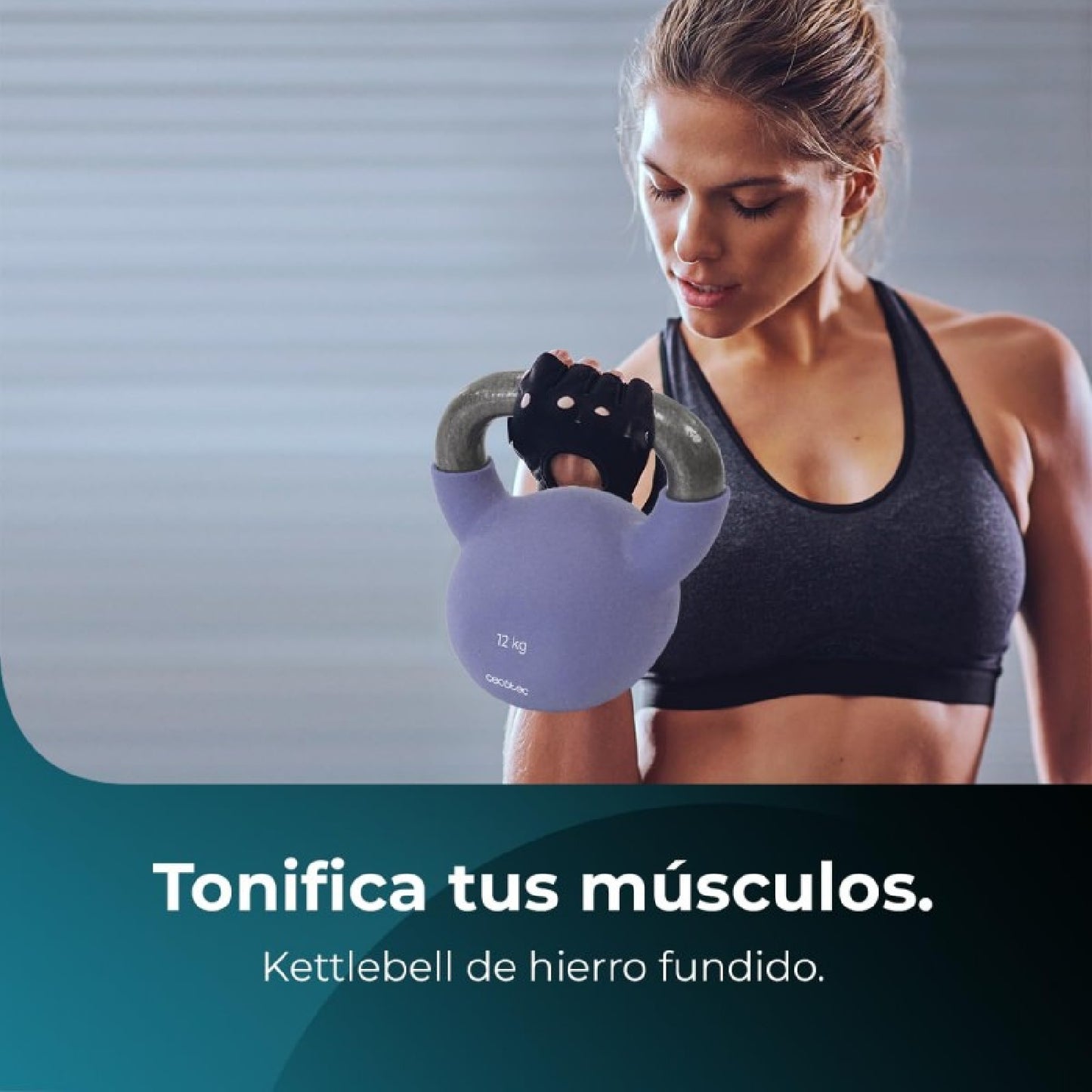 Cecotec Pesa Rusa Drumfit Kettlebell 8000 Neo_3