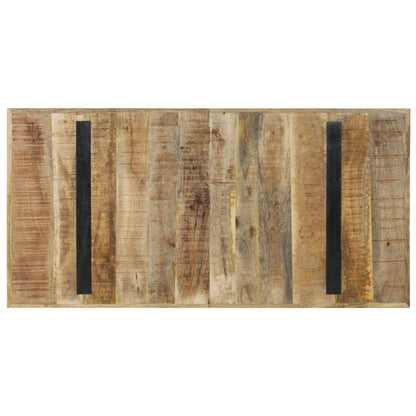 Mesa De Comedor Madera De Mango Rugosa 140x70x76 Cm_2