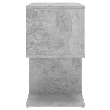 Mesita De Noche Madera De Ingeniería Gris Hormigón 50x30x51,5cm_4