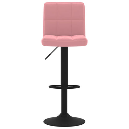 Taburetes De Cocina 2 Unidades Terciopelo Rosa_2