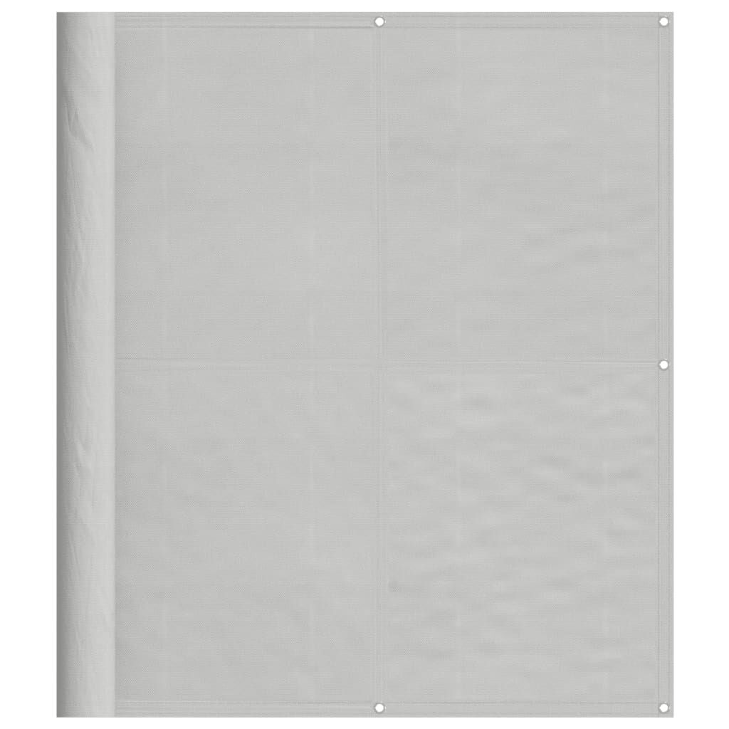 Vidaxl Pantalla De Balcón 100% Poliéster Oxford Gris Claro 120x500 Cm_0