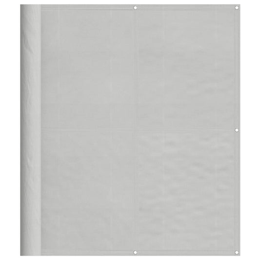 Vidaxl Pantalla De Balcón 100% Poliéster Oxford Gris Claro 120x500 Cm_0