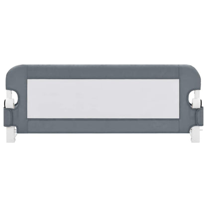 Vidaxl Barandilla De Seguridad Cama De Niño Poliéster Gris 102x42 Cm_2