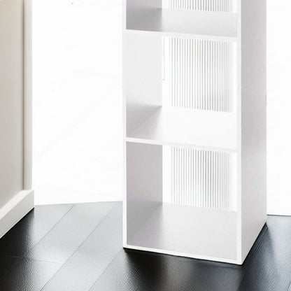 Wellhome Estantería Madera 3 Estantes Mezcla Natural Blanca_3