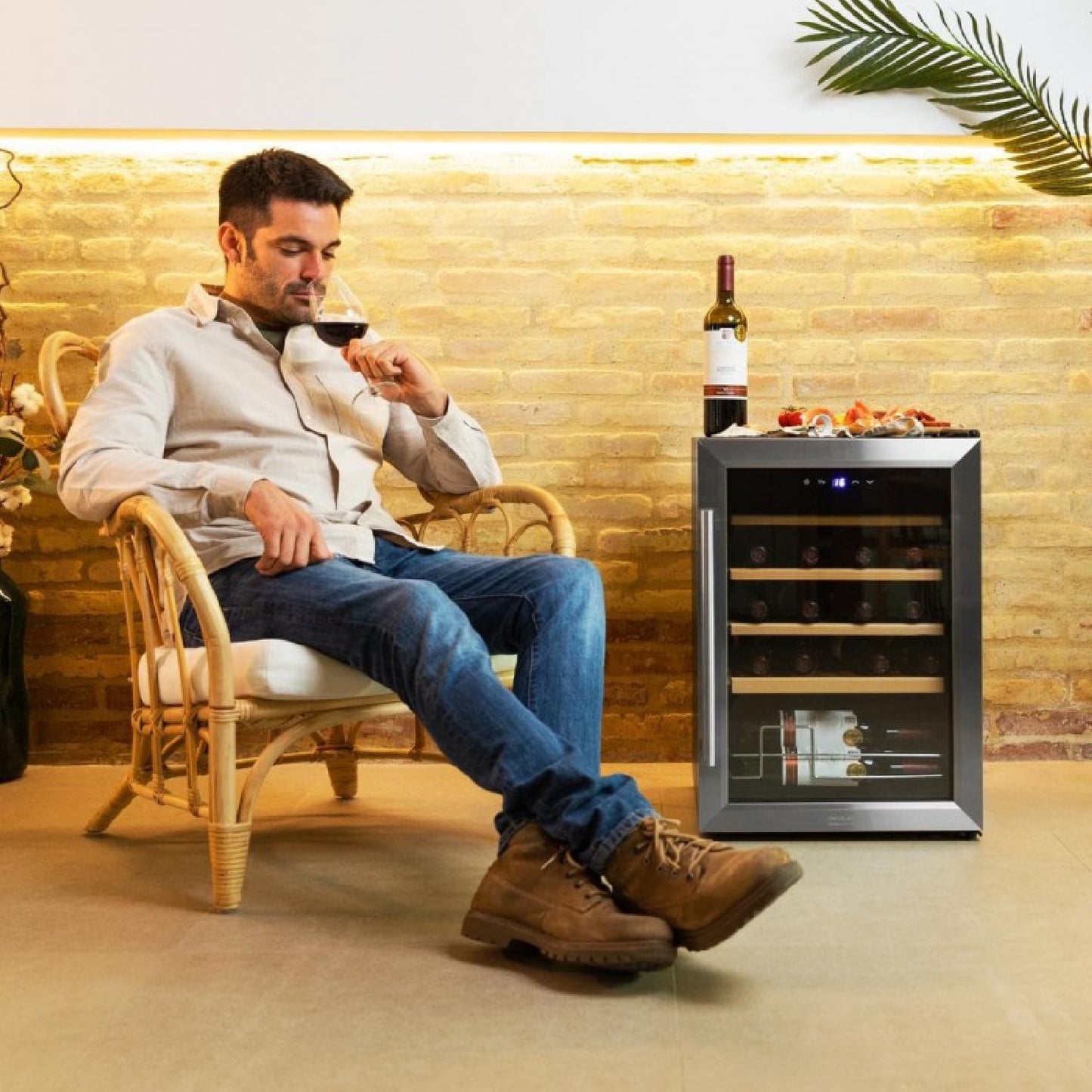 Cecotec Vinoteca Bolero Grandsommelier 2050 Inox Compressor_3