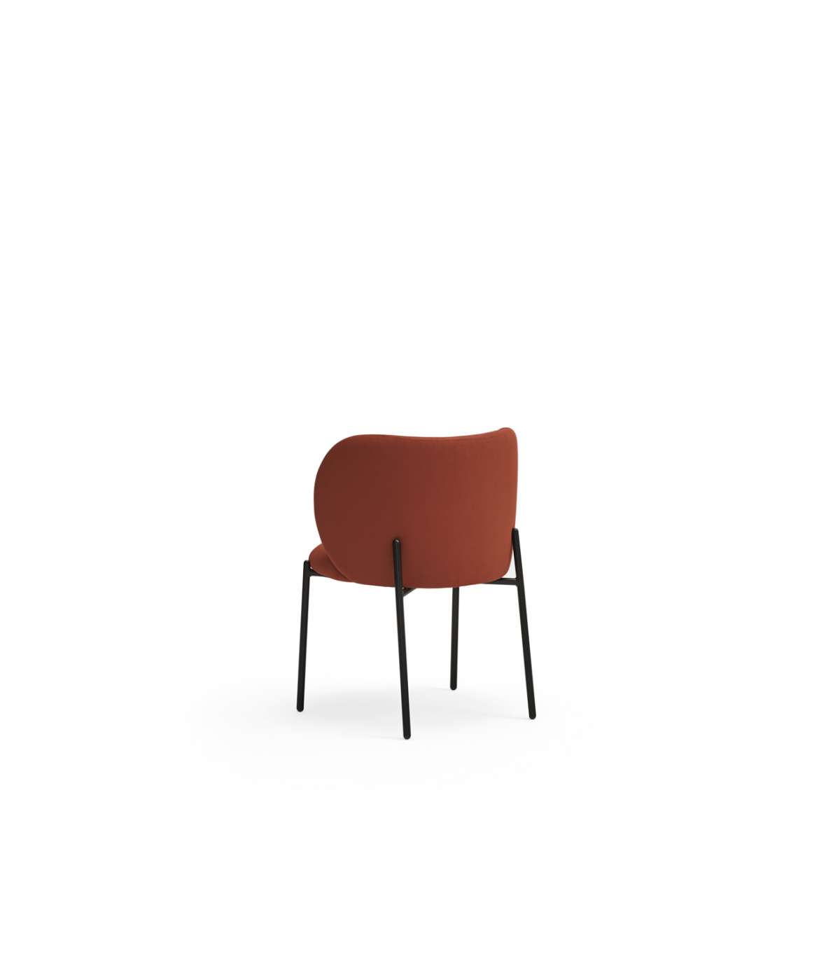 Pack De 2 Sillas Modelo Mogi Tapizado En Textil Teja, 49/81cm (alto) 59cm (ancho) 56cm (la_2