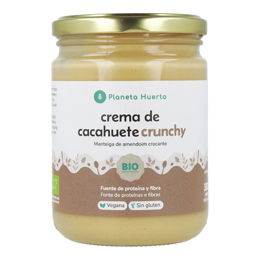 Crema de Cacahuete Crunchy ECO Planeta Huerto 350g