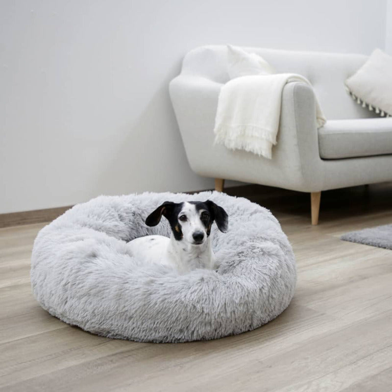 Kerbl Cama Para Perros Suave Fluffy Gris Claro 18 Cm_2