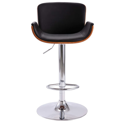 Taburete De Cocina Cuero Sintético Negro_0