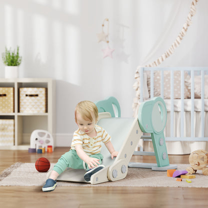 Aiyaplay Tobogán Para Niños De 18-36 Meses Plegable Carga 30kg 120x53x53cm Verde_1