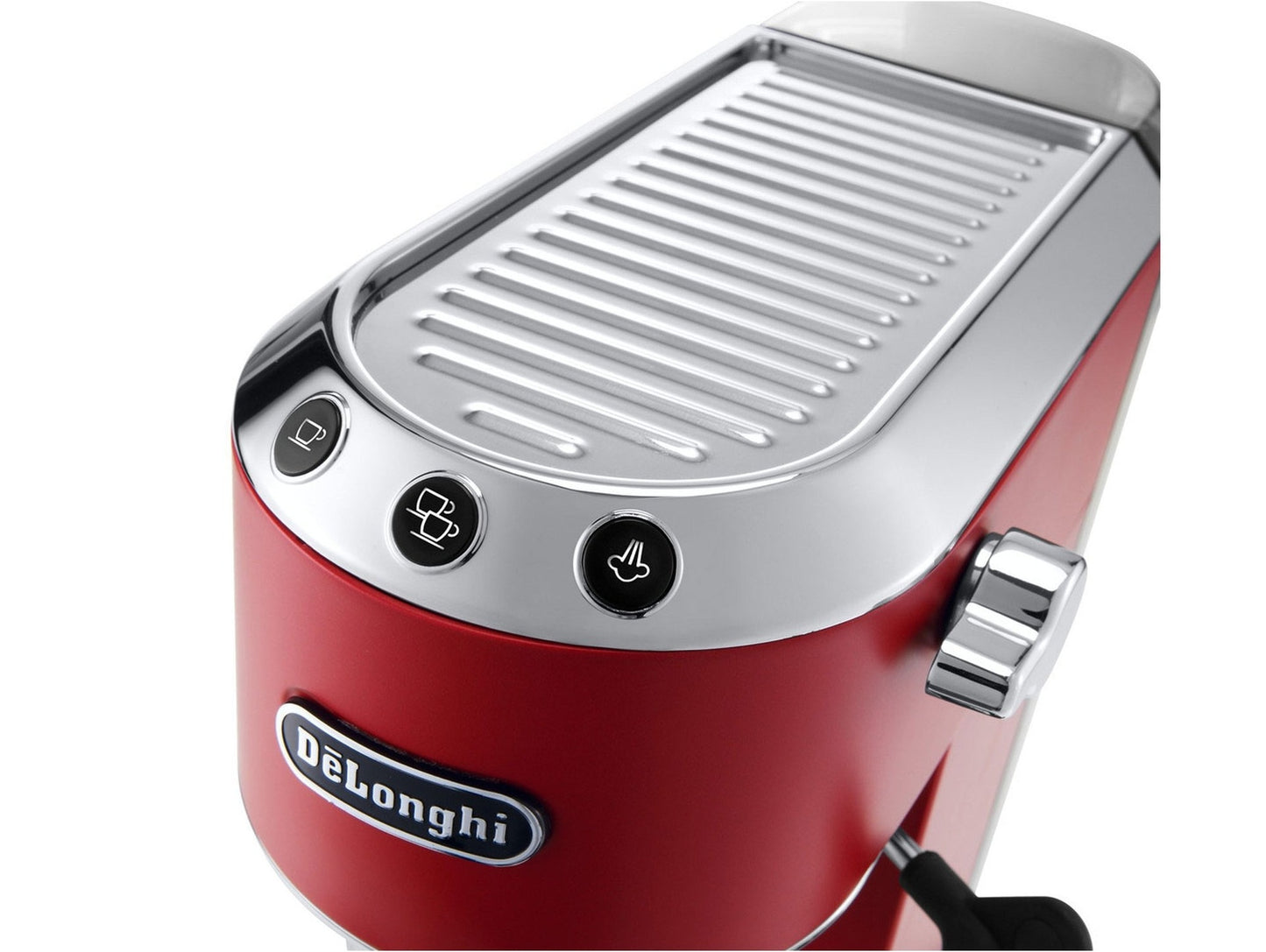 Delonghi Dedica Style Cafetera manual Espresso y Capuccino EC685.R rojo