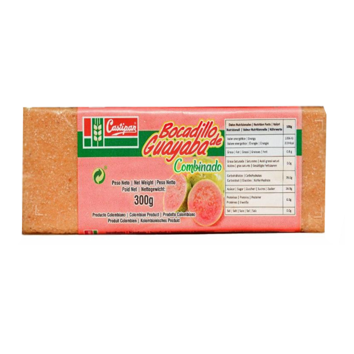 Lonja Combinada de Guayaba Castipan 300g