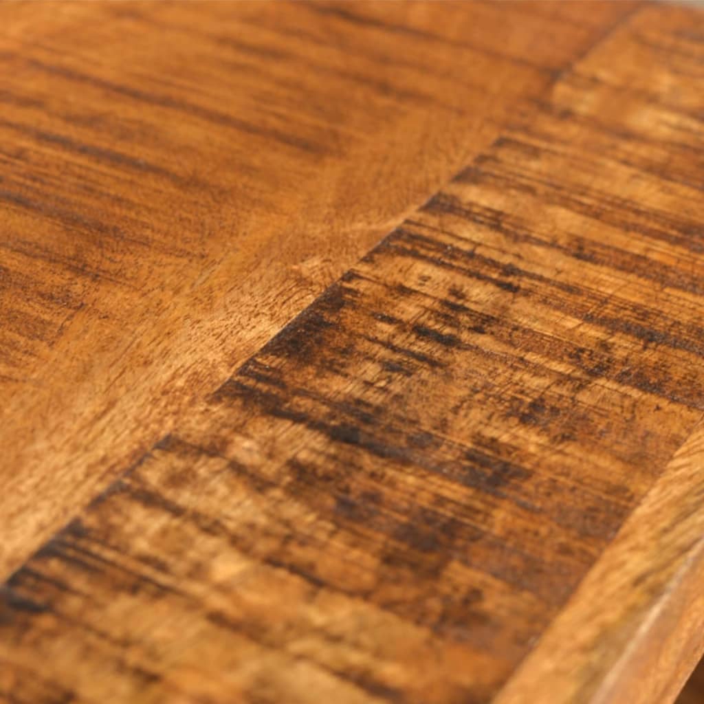 Set De 3 Mesitas Apilables De Madera Maciza De Mango_3
