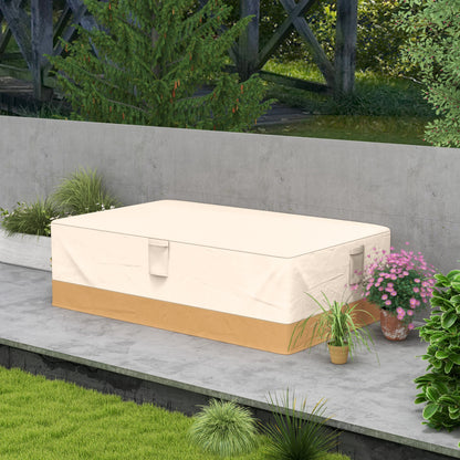 Outsunny Funda Protectora Para Muebles De Jardín Tela Oxford 600d Impermeable_1